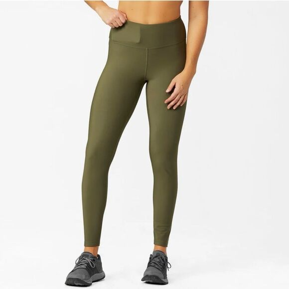 Hylete Terras Fitflex Fleece Lined Legging in Olive - Size S - Picture 1 of 6